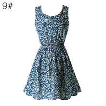 21 Colors New Sexy Women's Tank Chiffon Beach Dress Sleeveless Floral Mini Dresses M-XXL  J4U66