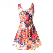 21 Colors New Sexy Women's Tank Chiffon Beach Dress Sleeveless Floral Mini Dresses M-XXL  J4U66