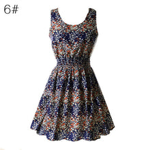 21 Colors New Sexy Women's Tank Chiffon Beach Dress Sleeveless Floral Mini Dresses M-XXL  J4U66