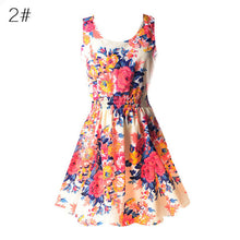 21 Colors New Sexy Women's Tank Chiffon Beach Dress Sleeveless Floral Mini Dresses M-XXL  J4U66