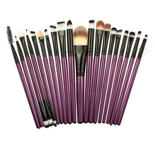 2 makeup brushes make up toiletry kit wool make up brush set J4U66