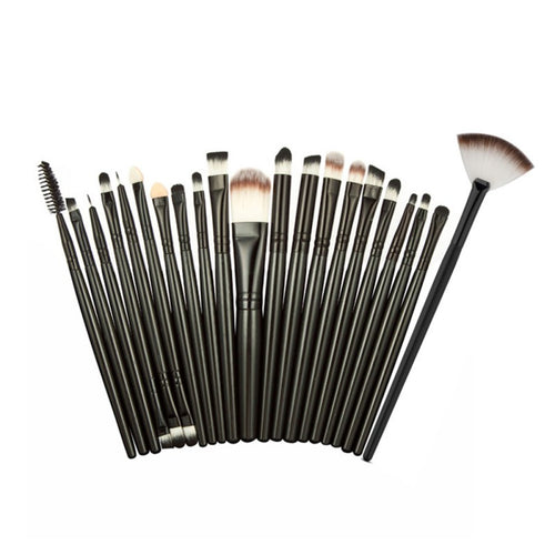 2 makeup brushes make up toiletry kit wool make up brush set J4U66