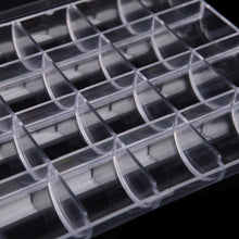 24 slots clear plastic tools boxes storage box jewelry case container jewelry packaging and display nail art tools J4U66
