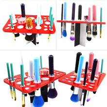 26 Round Holes Air Dry Organizing Cosmetics Makeup Brushes Tower Tree Rack Holder Make Up Tools Kit J4U66
