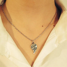 2pc best friend friendship heart-shaped Necklaces Broken Heart Pendant Necklace Gifts For best friends J4U66