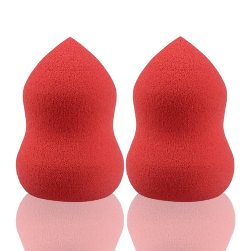 2pc Foundation Sponge Blender Blending Facial Makeup Gourd-Shaped Three-Dimensional Cosmetic Puff Flawless Beauty Powder Puff J4U66
