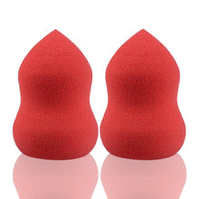 2pc Foundation Sponge Blender Blending Facial Makeup Gourd-Shaped Three-Dimensional Cosmetic Puff Flawless Beauty Powder Puff J4U66