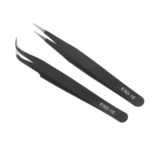 2pcs black acrylic gel nail art rhinestones paillette nipper picking tool J4U66