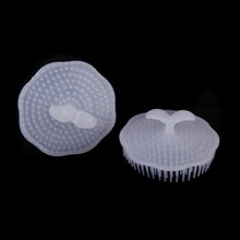 2pcs white hair shampoo scalp body massage brush massager hairbrush comb hare care J4U66