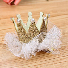 2pcs Cute Baby Kids Girls Princess Crown Hair Band Headband Birds Hair Wear Hair Clips Ribbon Headdress 5 Colors  J4U66