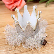 2pcs Cute Baby Kids Girls Princess Crown Hair Band Headband Birds Hair Wear Hair Clips Ribbon Headdress 5 Colors  J4U66
