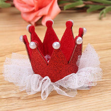 2pcs Cute Baby Kids Girls Princess Crown Hair Band Headband Birds Hair Wear Hair Clips Ribbon Headdress 5 Colors  J4U66