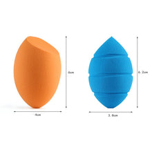 3/5/6pcss Pack Makeup Foundation Sponge Make Up Brush Set Powder Smooth Beauty Cosmetic Make Up Tool Random ColorJFY66