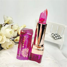 3.5g Black Chrysanthemum Nonstick Cup Lipstick Flower Jelly Temperature-changed Lip Balm Moisturizer Lips Stick J4U66