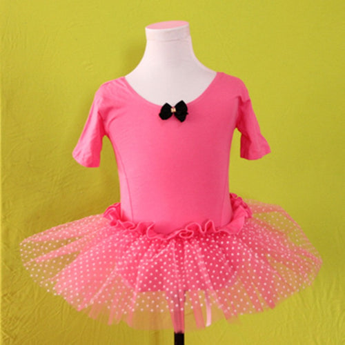 3-8Years Kids Girls Toddler Gymnastics Baby Ballet Tutu Dress Leotard Dancewear New J4U66