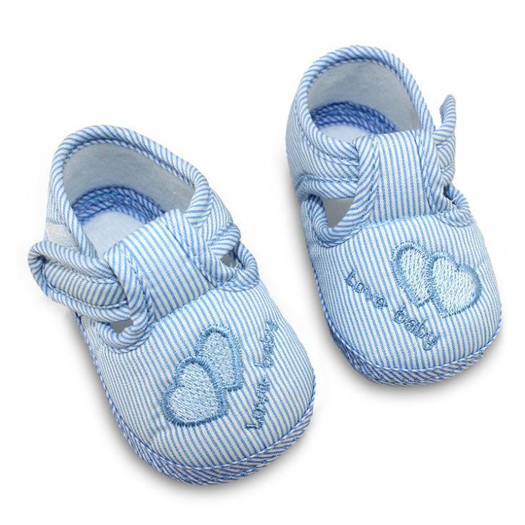 3 Colors Cotton Baby Girls Boys Shoes Unisex Toddler Soft Sole Skidproof 0-12 Months Kids Infant First Walker Shoes J4U66