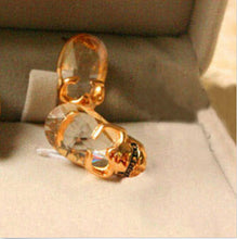 3 Colors Creative Punk Rhinestone Crystal Women Femal Skull Earrings Pierced Stud Earrings Girls Gifts Jewelry J4U66