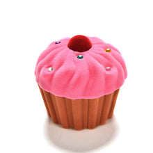 3 Colors Lovely CupCake Cake Shape Earring Ring Jewelry Storage Box Storage Boxes For Women Girls J4U66