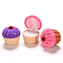 3 Colors Lovely CupCake Cake Shape Earring Ring Jewelry Storage Box Storage Boxes For Women Girls J4U66