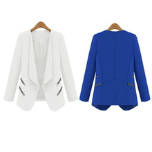 3 Colors OLWomen's Long Sleeve Slim Lapel Blazer Suits Jackets Casual Open Coats Blazers Outwear Y8 J4U66