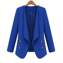 3 colors ol womens long sleeve slim lapel blazer suits jackets casual open coats blazers outwear J4U66
