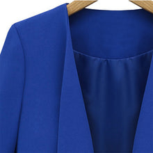 3 Colors OLWomen's Long Sleeve Slim Lapel Blazer Suits Jackets Casual Open Coats Blazers Outwear Y8 J4U66