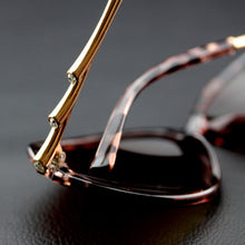 3 Colors Stylish Women Metal Frame Rhinestone Sunglasses Eyewear Glasses J4U66