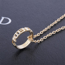 3 Part Best Friend Forever Karma Circle Necklace Infinity Circle Pendants Necklace J4U66