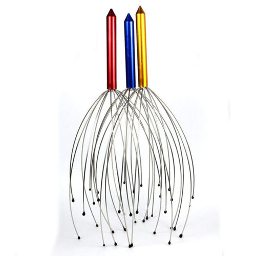 3 Pieces Head Hair Held Scalp Neck Octopus Equipment Stress Release Relax Massager J4U66