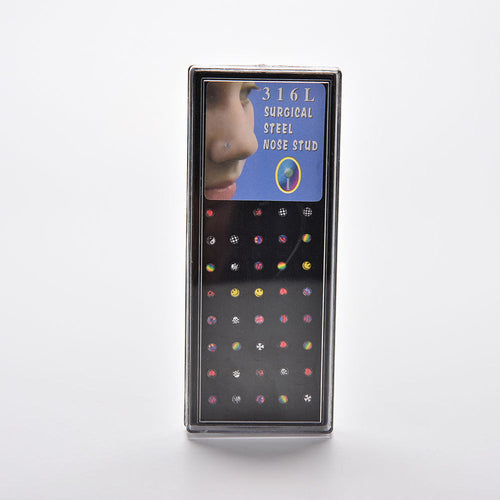 316L Stainless Surgical Steel Nose Piercing Rhinestone Stud MultiStyle Nose Ring Nose Stud Body Jewelry 24pcs or 40pcs J4U66