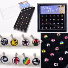 316L Stainless Surgical Steel Nose Piercing Rhinestone Stud MultiStyle Nose Ring Nose Stud Body Jewelry 24pcs or 40pcs J4U66