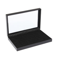 36 Slots Black Velvet Rings Jewelry Showcase Display Case Storage Box Holder Organizer P1 J4U66