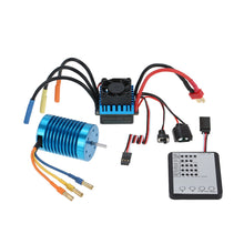 350 3300kv 4p brushless motor and 45a brushless esc led programming card combo set for 1 10 scale rc car spare parts J4U66