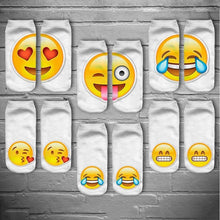 3D Emoji Printing Expression Socks Women Men Socks Funny Low Ankle Short Socks J4U66