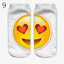 3D Emoji Printing Expression Socks Women Men Socks Funny Low Ankle Short Socks J4U66