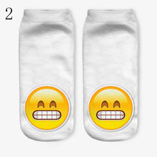 3D Emoji Printing Expression Socks Women Men Socks Funny Low Ankle Short Socks J4U66