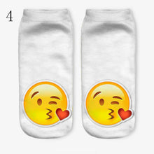 3D Emoji Printing Expression Socks Women Men Socks Funny Low Ankle Short Socks J4U66