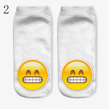 3D Emoji Printing Expression Socks Women Men Socks Funny Low Ankle Short Socks J4U66