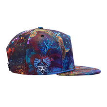 3D Print Snapback Caps Colorful Hip Hop Baseball Cap Dragon Flat Hats For Men Starry Sky Casquette Blue J4U66