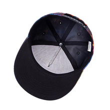 3D Print Snapback Caps Colorful Hip Hop Baseball Cap Dragon Flat Hats For Men Starry Sky Casquette Blue J4U66