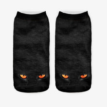 3D Printed Low Cut Ped Socks Cute Kawaii Cartoon Cat Animal Funny Short Socks For Women Girls 9 Colors J4U66