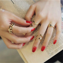 3pc Gold Sliver Arrow Shape Knuckle Rings Set punk cuff finger ring set gift for women girl J4U66