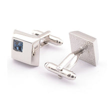 4 Color shirt cufflinks for men's cuff buttons blue Crystal cuff links  J4U66
