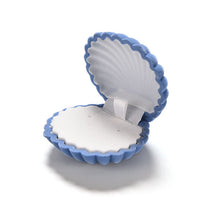 4 Colors Shell Velvet Earring Jewelry Storage Box Storage Boxes For Necklace ring earring J4U66