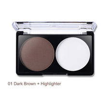 4 patterns face shading powdercontour highlighter bronzer palette set trimming makeup face contour grooming pressed powder J4U66