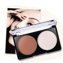 4 Patterns Face Shading Powder Contour Highlighter Bronzer Palette Set Trimming Makeup Face Contour Grooming Pressed Powder J4U66