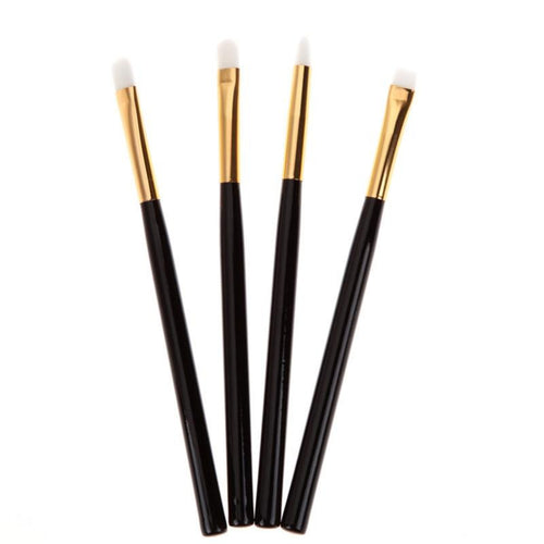 4pc Makeup Brushes Set Synthetic Kabuki Flat Foundation Eyeshadow Eyeliner Lip Cosmetic Brushes Maquiagem StockClearance J4U66