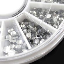 4 Size Nail Art 3D Crystal Transparent Diamante Rhinestone Crystal Nail Art Decal Tips Glitters Stickers Nail Art Decoration J4U66