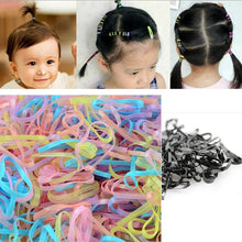 400Pcs Child Baby TPU Hair Holders Rubber Bands Elastics Girl's Tie Gum J4U66