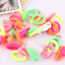 40Pcs Colorful Child Hair Holders Cute Rubber Hair Bands Elastics Accessories 3cm Girl Women Charms Tie Gum Headbands J4U66